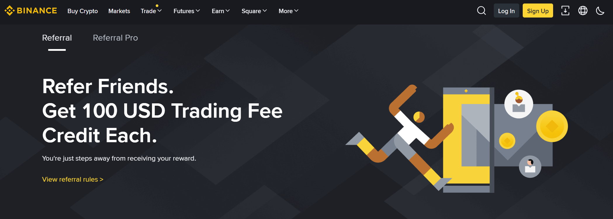 Programma referral Binance