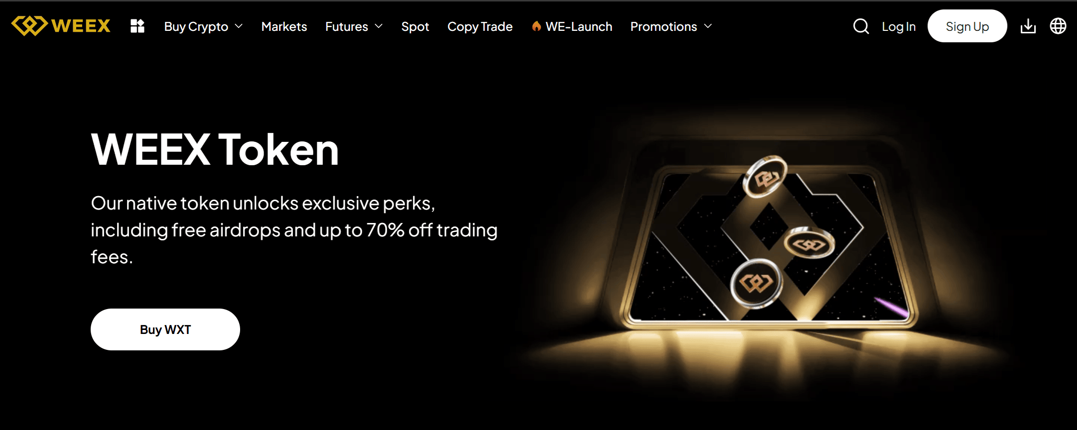 Vantaggi token WXT WEEX e sistema airdrop